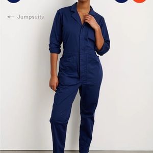 Alex mill jumpsuit size L in navy